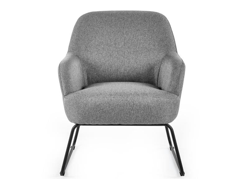 Davos Grey Accent Chair - front