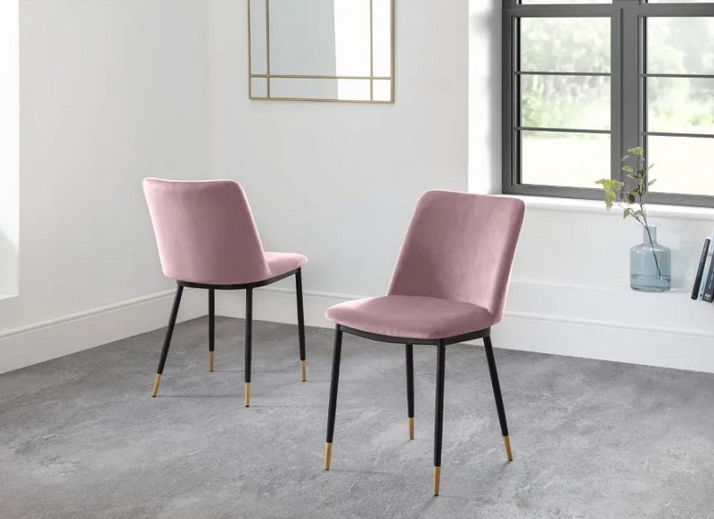 Delaunay Pink Dining Chairs 