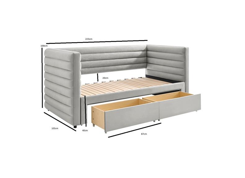 Bellatrix Velvet Daybeds
