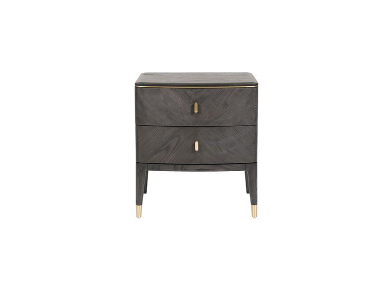 Diletta Ebony Bedside – Art Deco Bedroom Furniture | Diletta Ebony Bedroom Collection