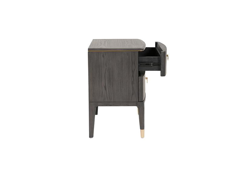 Diletta Ebony Bedside – Art Deco Bedroom Furniture | Diletta Ebony Bedroom Collection