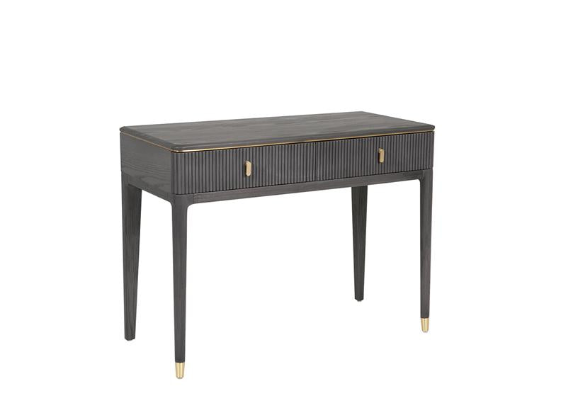 Diletta Ebony Dressing Table – Art Deco Bedroom Furniture | Diletta Ebony Bedroom Collection