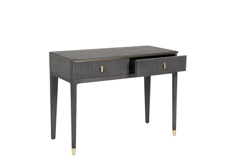 Diletta Ebony Dressing Table – Art Deco Bedroom Furniture | Diletta Ebony Bedroom Collection