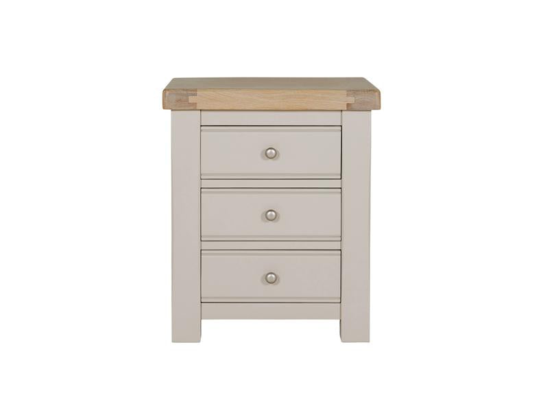 Doune Taupe Bedside - front