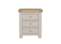 Doune Taupe Bedside - front