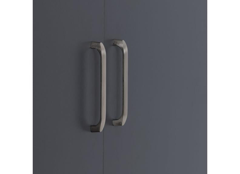 Dakota Dark Grey Four Door Wardrobe – Modern Bedroom Storage Closet With Hanging Rails (Pre-Order Only)