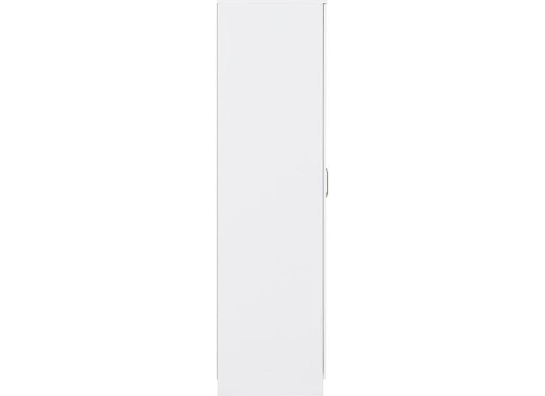 Dakota White Four Door Wardrobe – Modern Bedroom Storage Closet With Hanging Rails (Pre-Order Only)