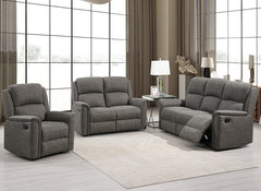 Dartmoor 3RR Reclining Sofas – Modern Fabric Sofa in Grey or Brown for Stylish Living