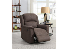 Dartmoor Fabric Reclining Brown Armchair