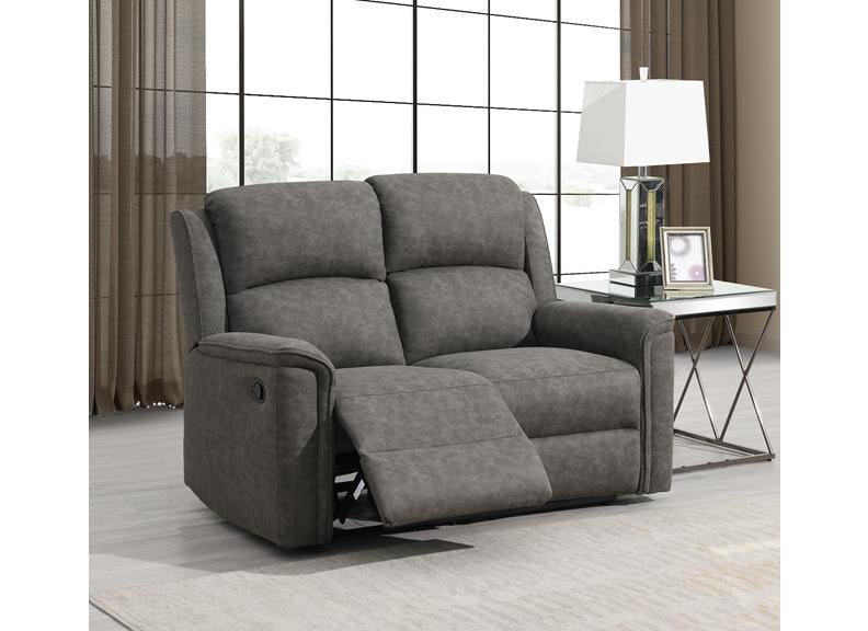 Dartmoor Grey Fabric 2PP Sofa