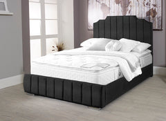 Deco Naples Fabric Bed - black