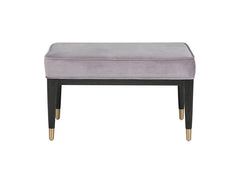 Diletta Ebony Stool – Art Deco Bedroom Furniture | Diletta Ebony Bedroom Collection