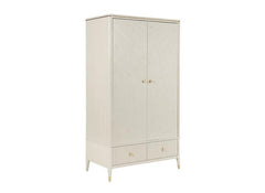 Diletta Stone Two Door Wardrobe – Art Deco Bedroom Furniture | Diletta Stone Bedroom Collection