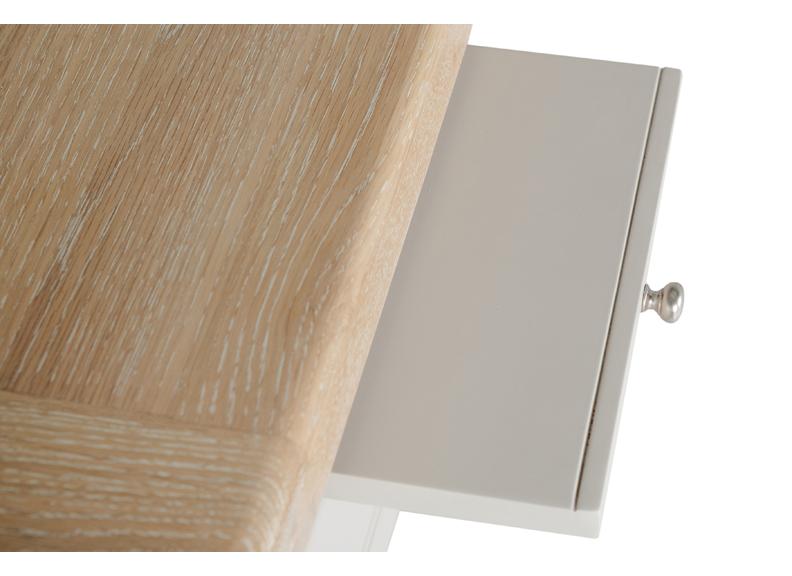 Doune Taupe Lamp Table - shelf