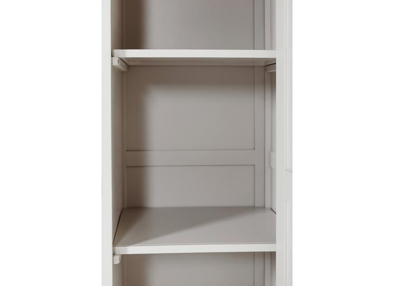 Doune Taupe Triple Wardrobe - shelving