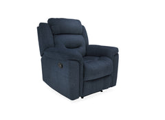 Dudley Blue Reclining Armchair - 1