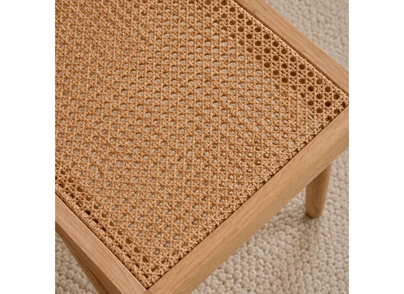 Elodie Rattan Bench – Natural Woven Indoor Dining & Occasional Bench (Pre-Order Only)