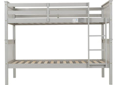 Erin Grey Standard Bunk Bed – Modern Space-Saving Twin Bunk Frame