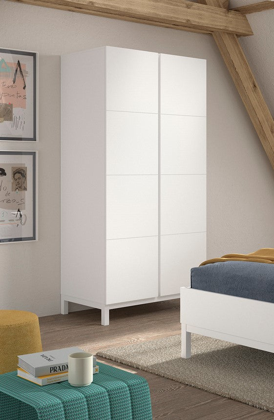 Eva 2 Door Wardrobe White (VIP)