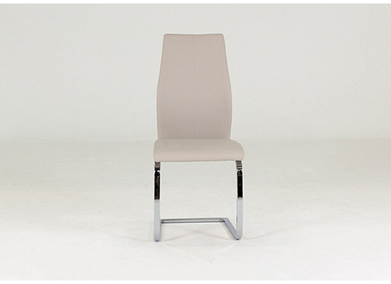 Elis Taupe PU Dining Chair