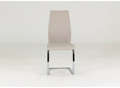 Elis Taupe PU Dining Chair