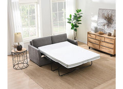 Emoric Stone Sofa Bed – Modern Convertible Fabric Sleeper Sofa With Foam Mattress