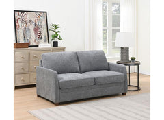 Emoric Grey Sofa Bed – Modern Convertible Fabric Sleeper Sofa With Foam Mattress