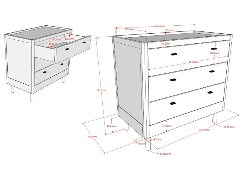 Forrest Chest - dims