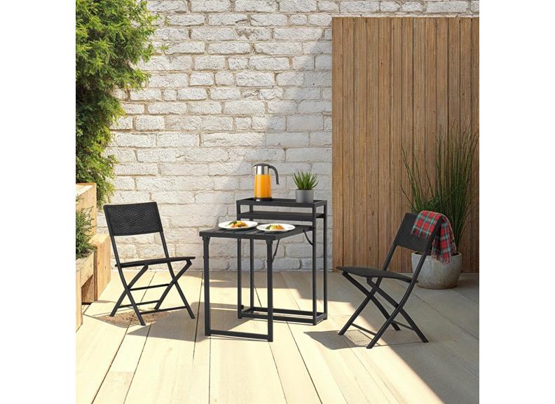 Foldaway 1+2 Garden Set –  Outdoor Patio Furniture