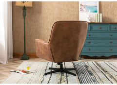 Felicia Tan Swivel Chair - rear