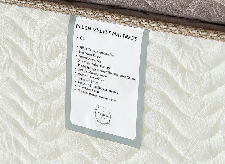 Serenity G06 4 ft6 Plush Mattress
