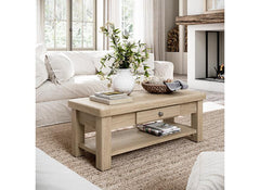 Normandy Coffee Table | Oak With Whitewashed Finish