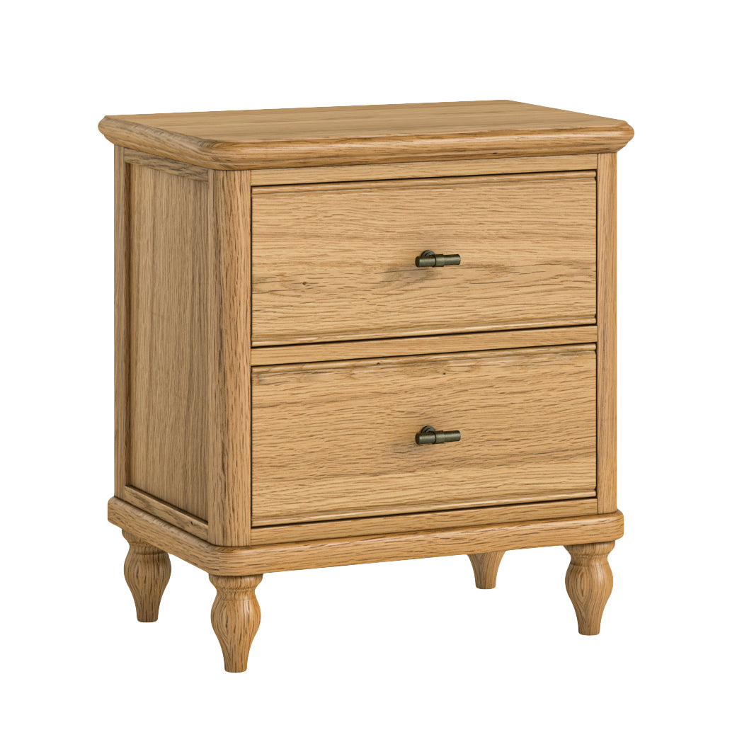 Verona Wide Two Drawer Bedside