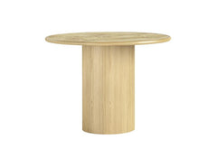 Lucca Round Dining Tables – Light Wood Finish | Designer Round Dining Tables