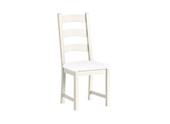 Windsor Dining Chair In Coconut White Frames & Oak Tops – Rustic Country Style Furniture (GLH)
