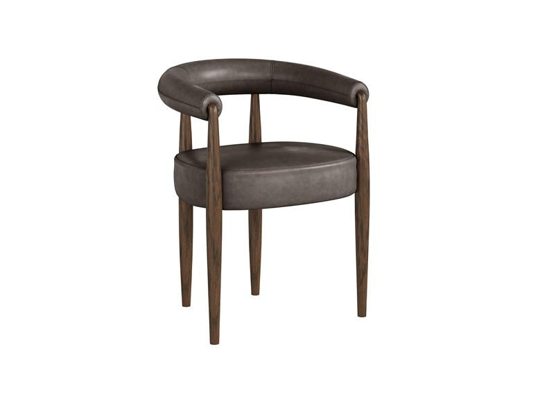 Florence Dining Set – Dark Wood Frame | Three Chair Colour Options