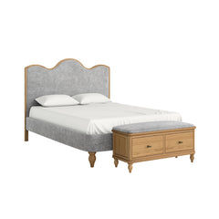 Verona Bed 5 ft Grey