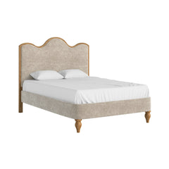 Verona Bed 4 ft6 Oatmeal