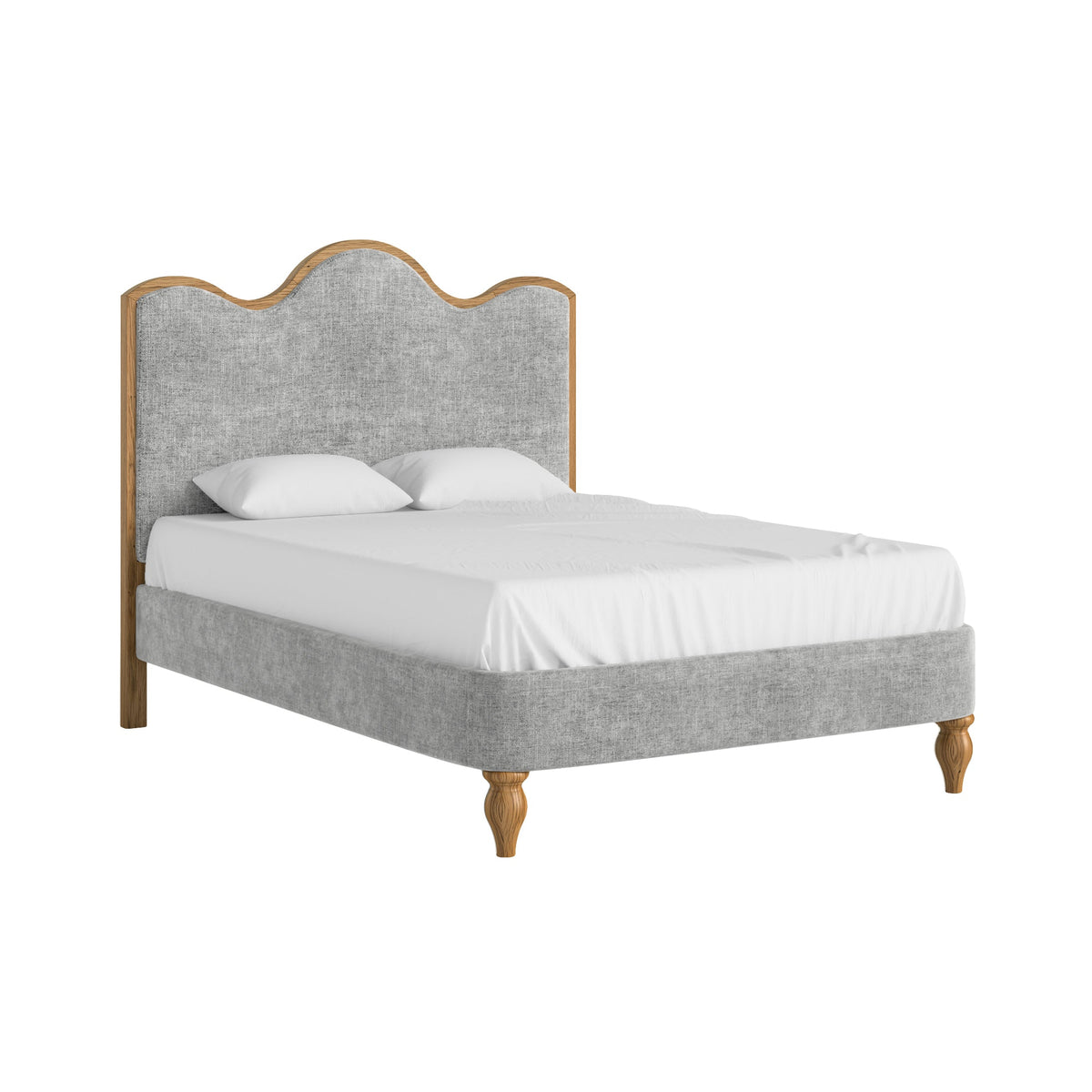 Verona Bed 4 ft6 Grey