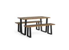Jersey 1.4 m Table With Jersey Bench