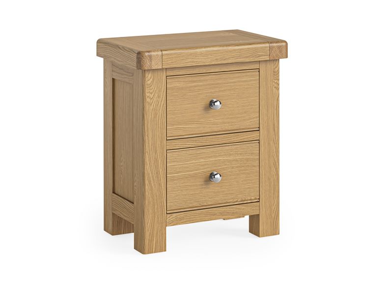 Normandy Bedside - silver handles