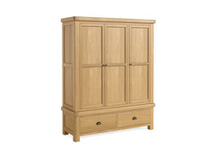 Normandy Triple wardrobe - antique metal handles