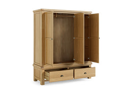 Normandy Triple Wardrobe - interior