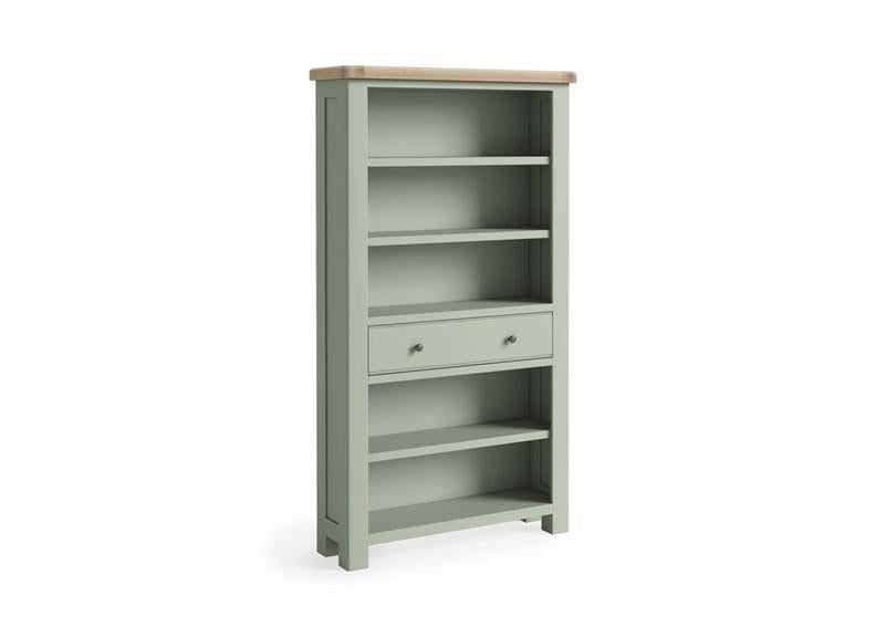 Salcombe Sage Large Bookcase - c/o
