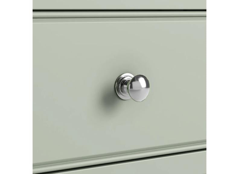 Salcombe Sage Chrome Knob