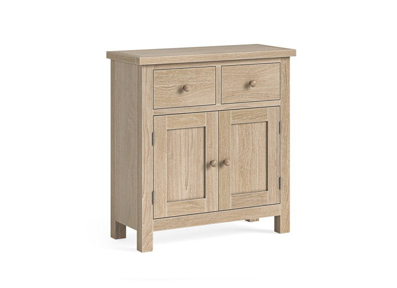 MC Oak Small Sideboard -  wooden handles