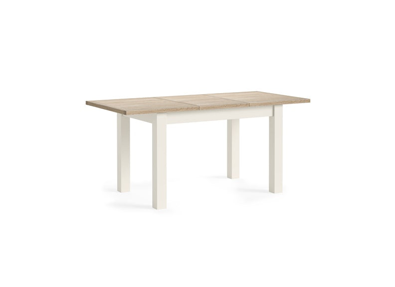 Modern Country Coconut Extending Table - open