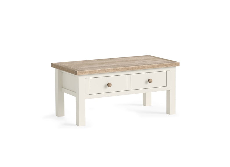 MC Coconut Coffee Table - wooden handles
