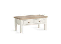 MC Coconut Coffee Table - wooden handles