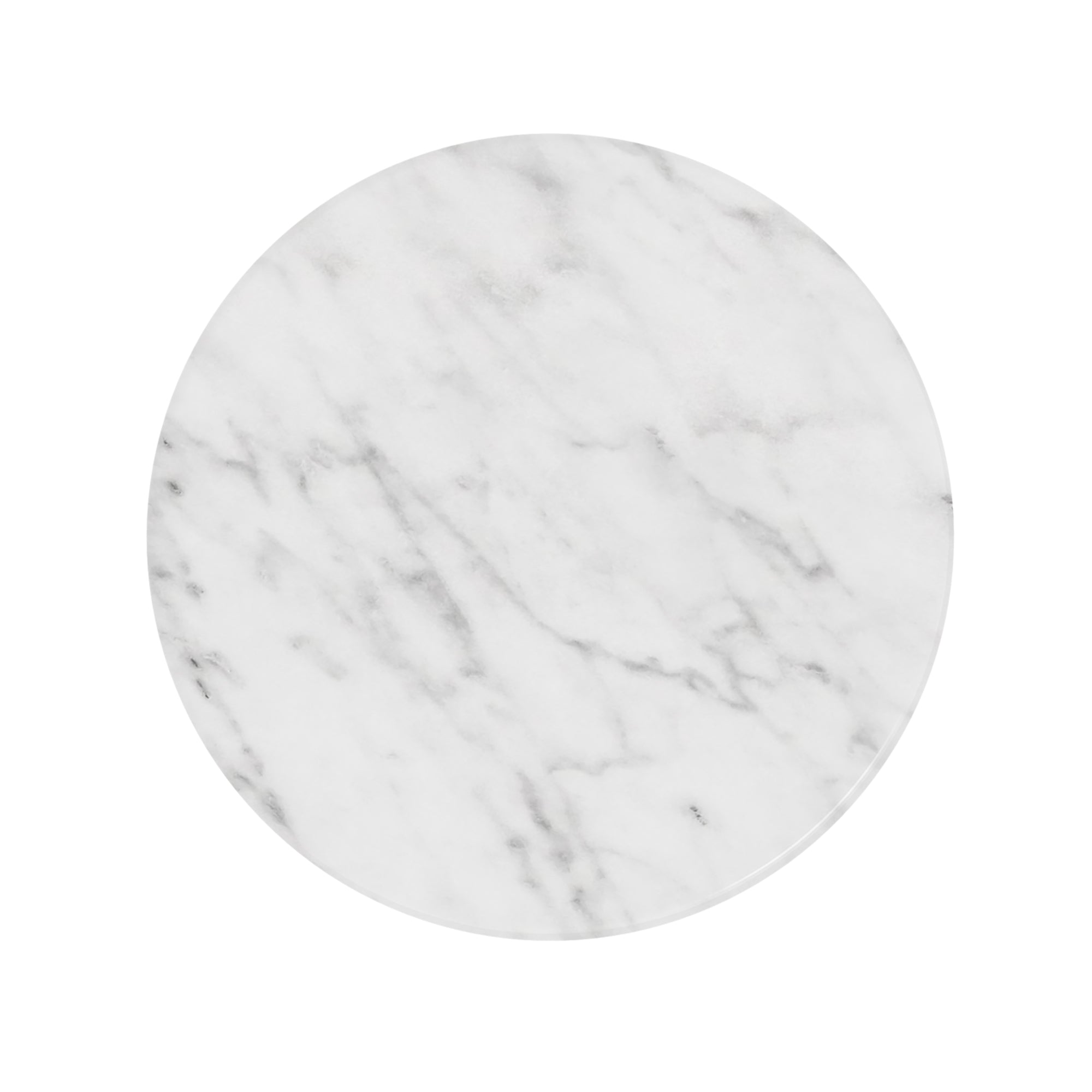 Portobello Round Side Table with Marble Top